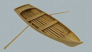 3D boat sandal model