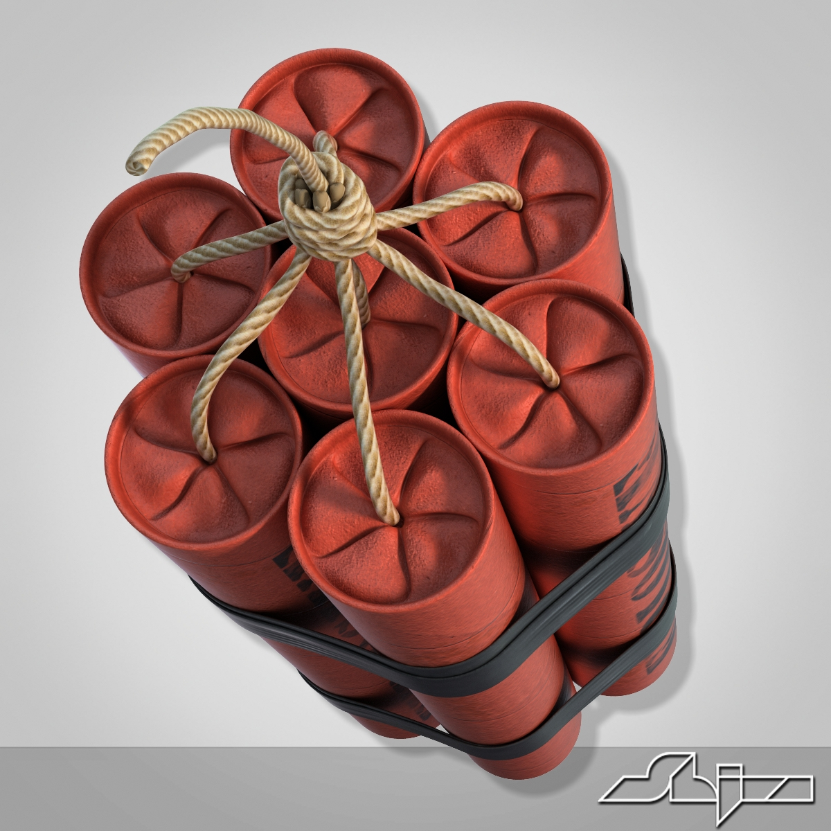 3d model dynamite big bunch 3