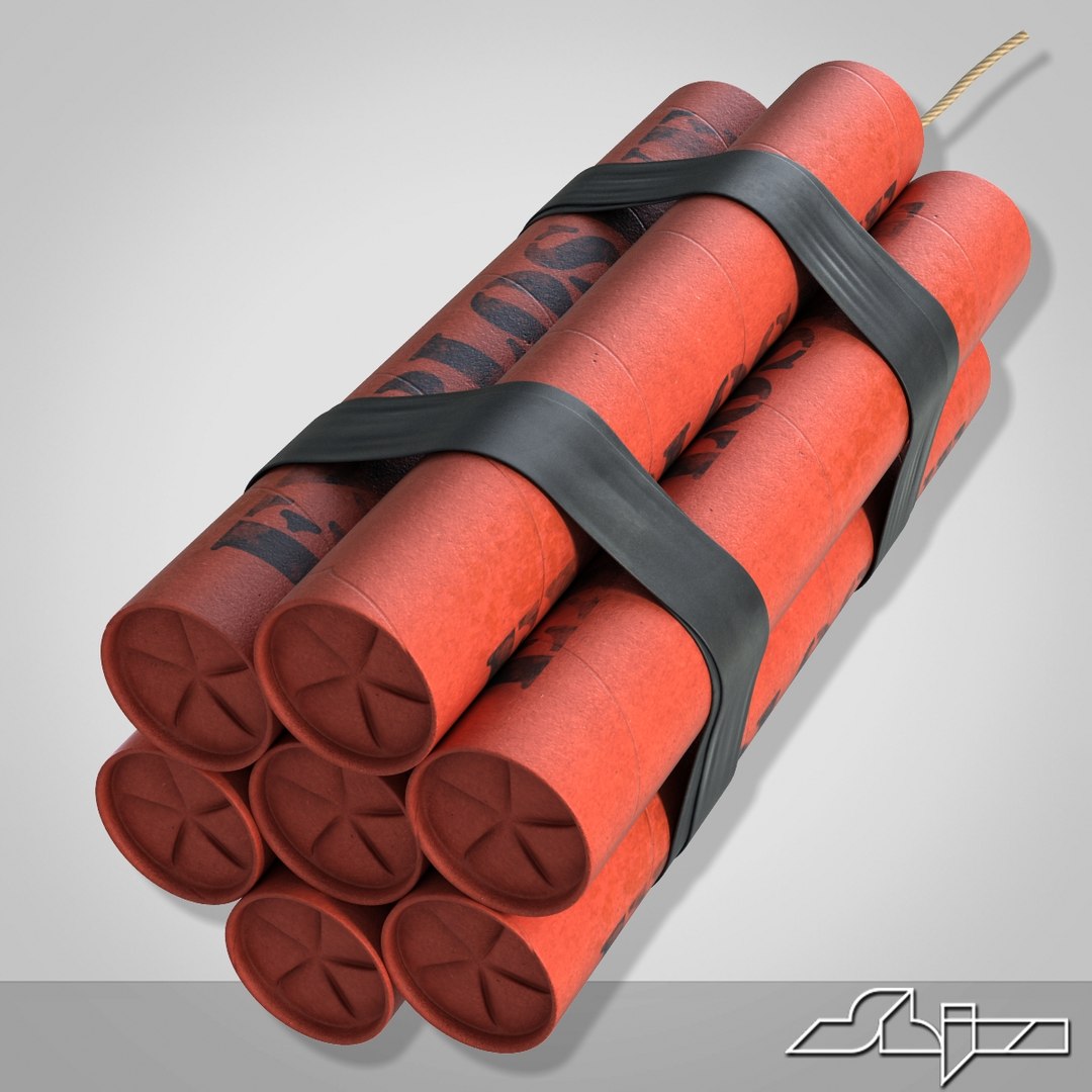 3d Model Dynamite Big Bunch 3