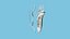 Archer Bow 08 Snow Hunter - Arma de fantasia aljava