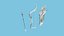Archer Bow 08 Snow Hunter - Arma de fantasia aljava