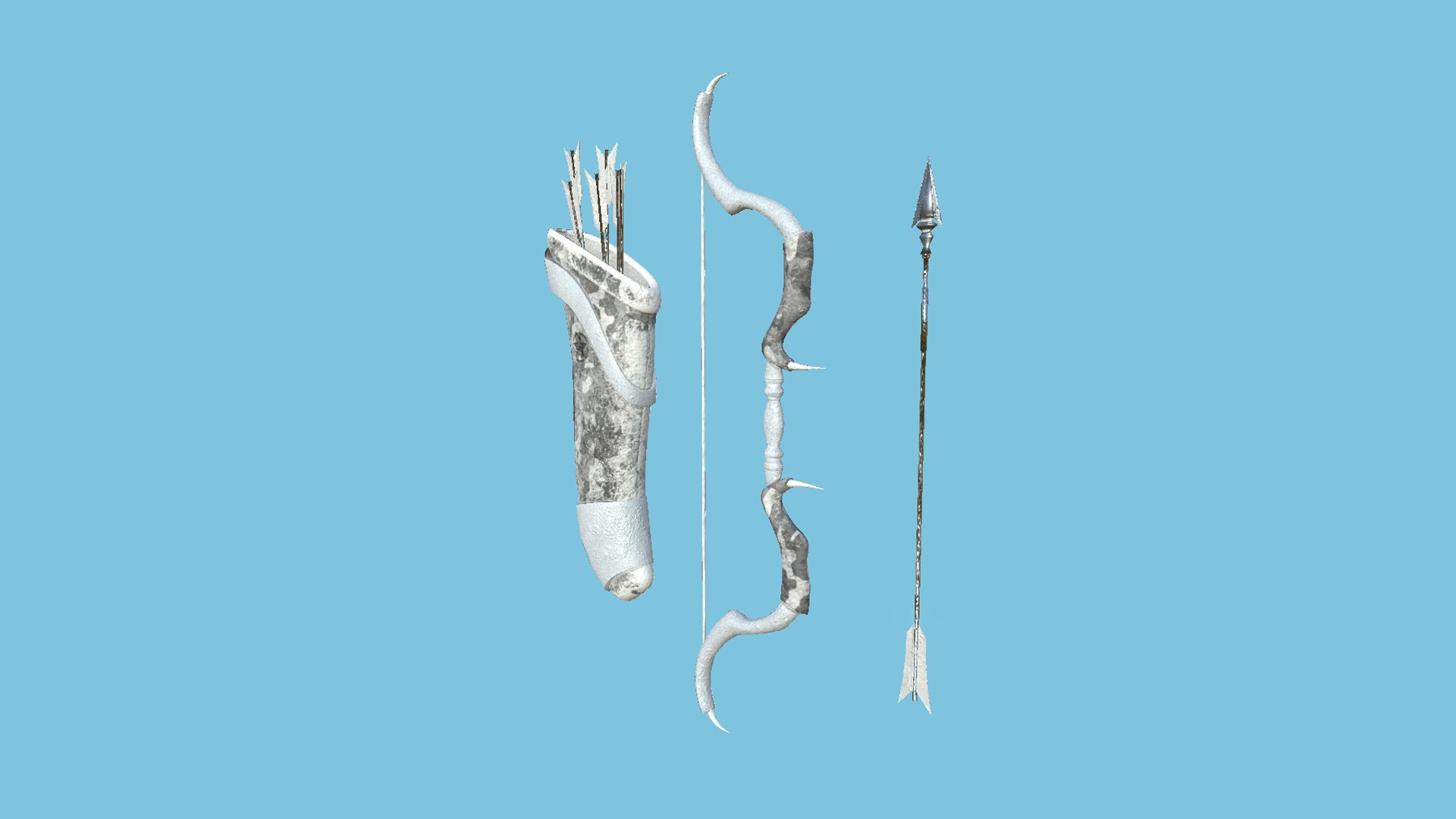 3D model Archer Bow 08 Snow Hunter - Quiver Fantasy Weaponry https://p.turbosquid.com/ts-thumb/fC/5zhyJY/OP/r8r4/png/1629819020/1920x1080/fit_q87/4eddc5b0a2895f4588d88517c8466fe3b2231db4/r8r4.jpg