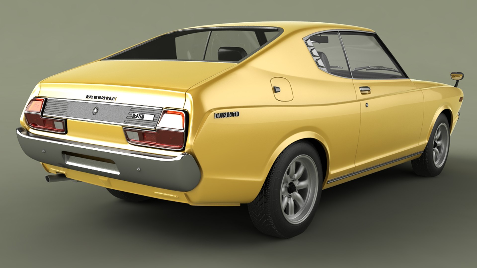 Datsun VIolet 710 Coupe 3D - TurboSquid 2201992