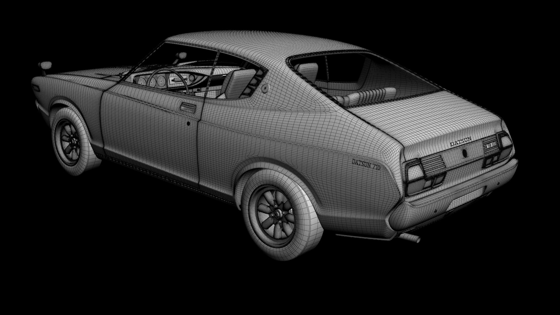 Datsun VIolet 710 Coupe 3D - TurboSquid 2201992