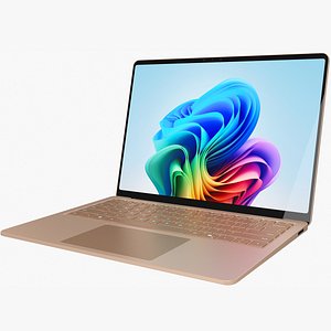 Microsoft Surface Laptop 2024 13 8 Rigged Dune 3D