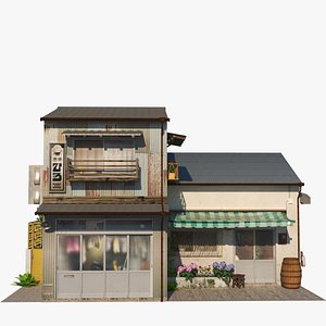 3D japanese store