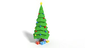 3D christmas tree model