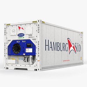 20feet Hamburg Sud shipping Container Reefer CARRIER
