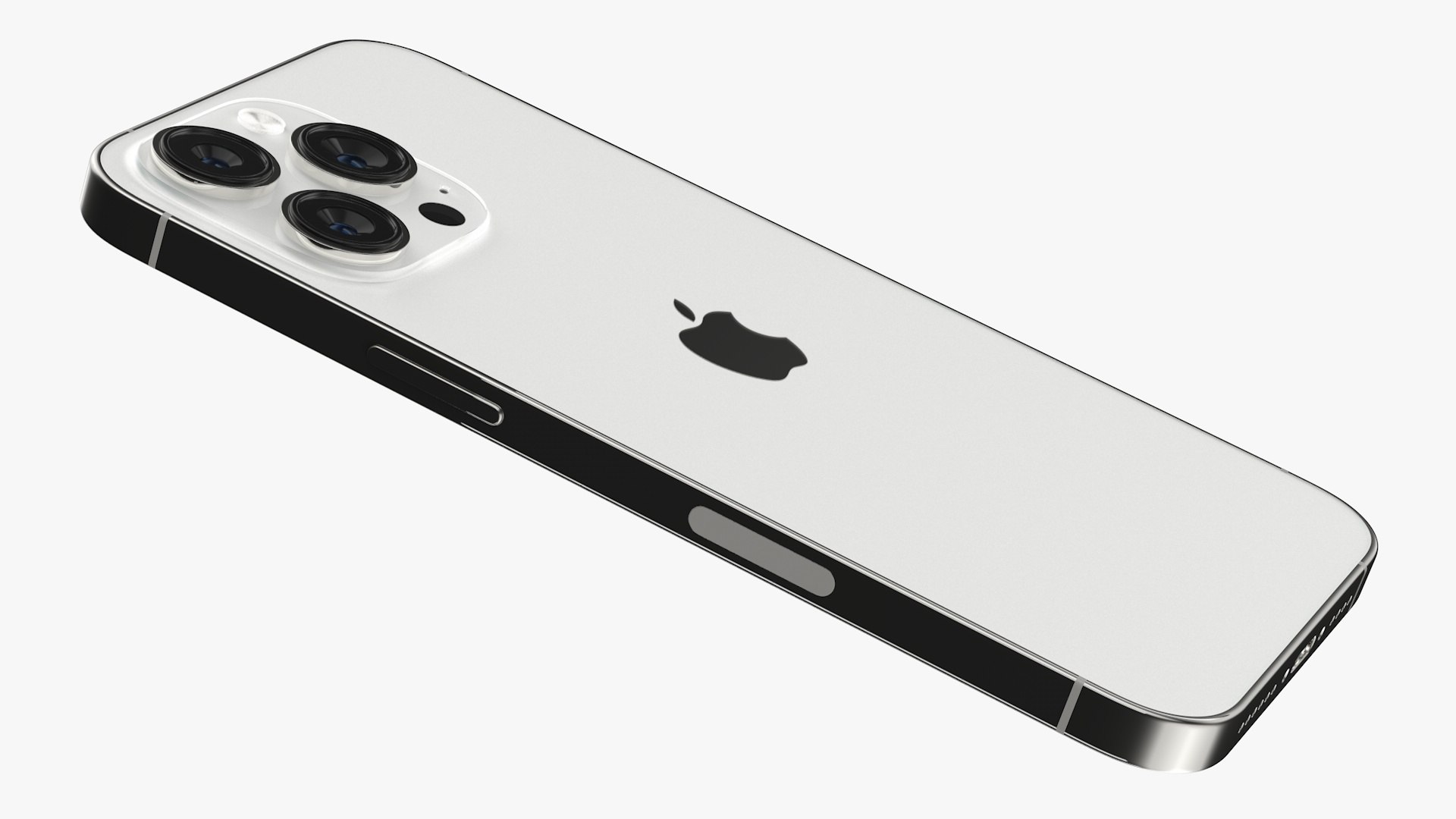 Apple IPhone 13 Pro Max Silver Model - TurboSquid 1748420
