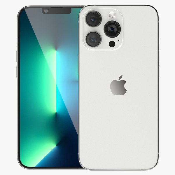 アップルiPhone13プロマックスシルバー3Dモデル - TurboSquid 1748420