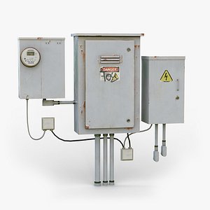Electrical Box 04 GameReady LODs