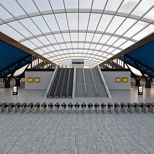 Central train station 04 3D model