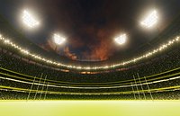 Large Sports Stadium Arena Backdrop  Scene