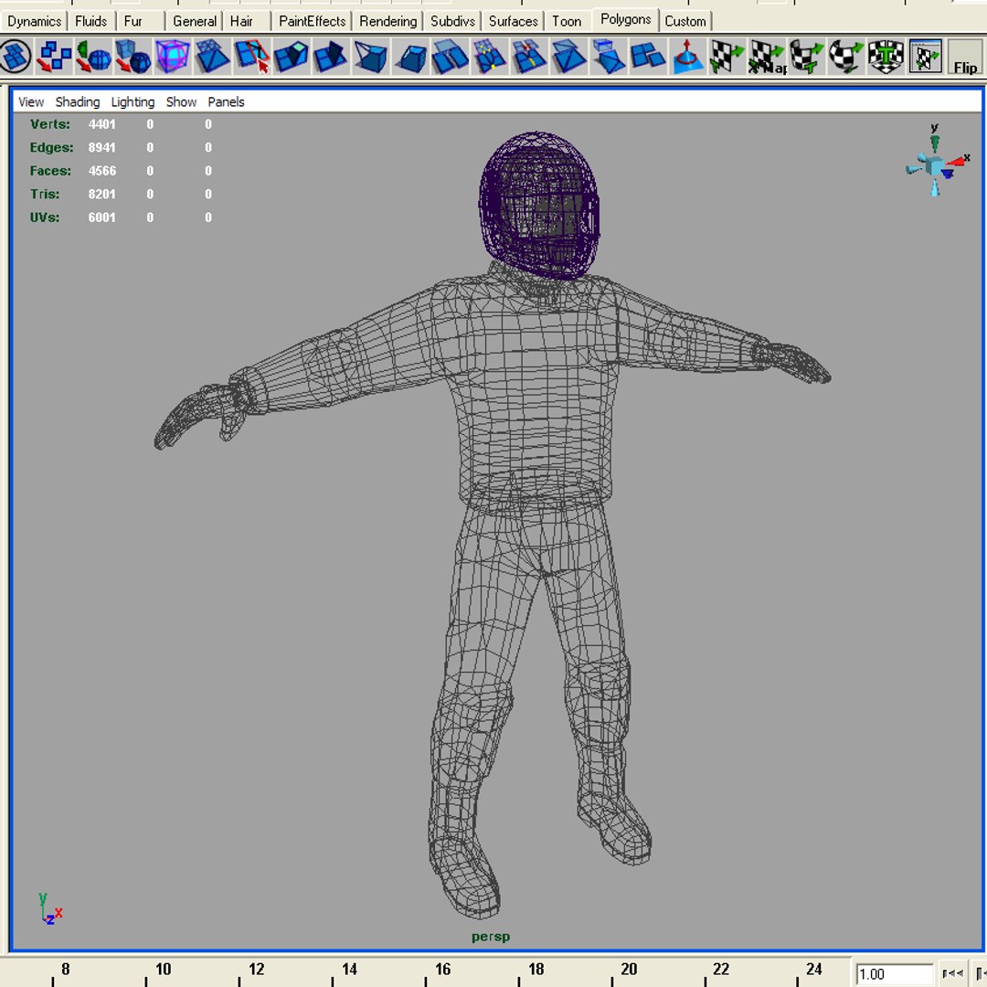 3d Motorcycle Rider Cycle Model