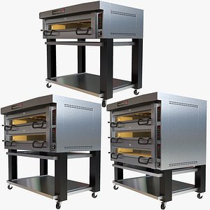 3D PIZZA OVEN PIZZAMASTER BUNDLE: PM931ED, PM932ED, PM933ED model