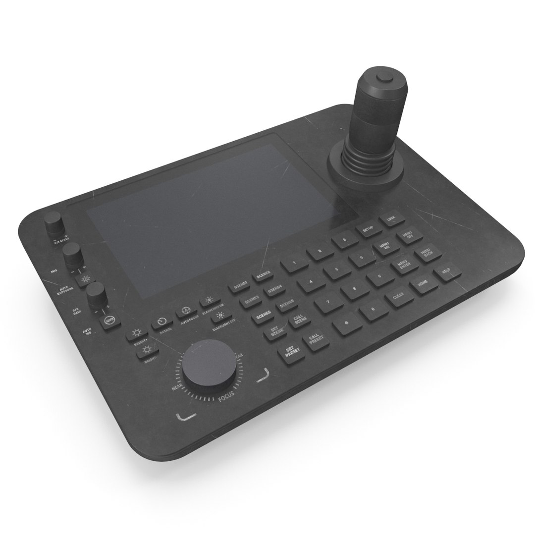 Streaming Camera KeyBoard Controller PBR 3D Model - TurboSquid 2223887