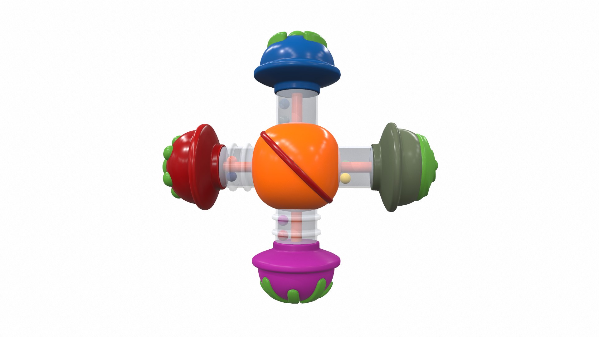 Plastic Baby Toy Rattle 4 3D Model - TurboSquid 2109180