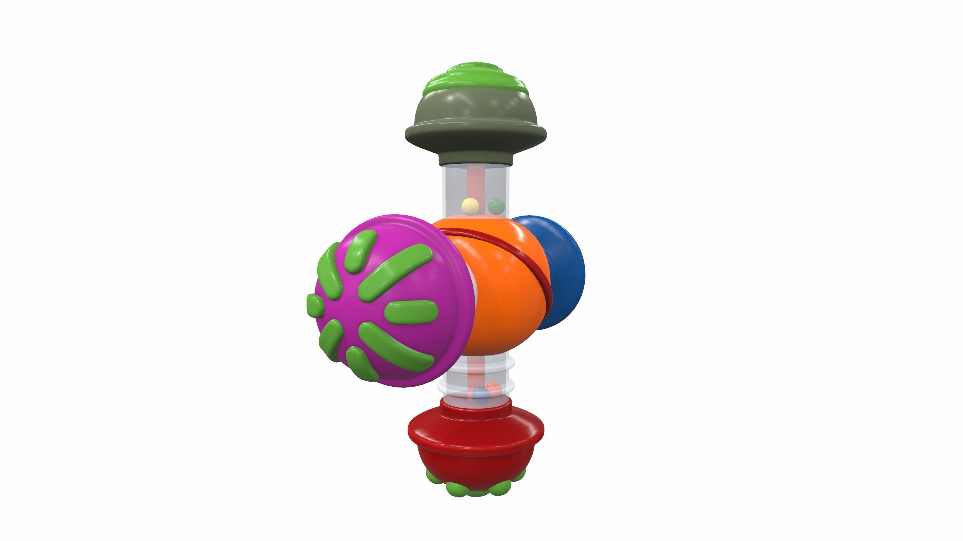Plastic Baby Toy Rattle 4 3D Model - TurboSquid 2109180