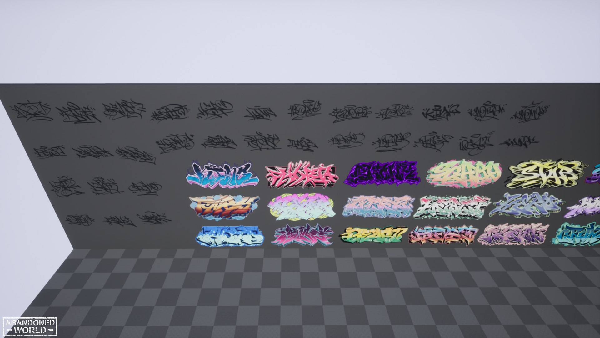 Graffiti Pack Decals VI for UE4 and Unity 3D - TurboSquid 2178138