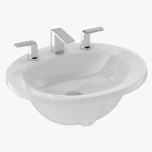 3D toto lavatory model