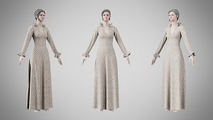 Dress 29 Minimal Geo Lines
