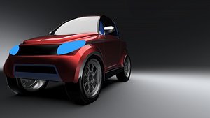 my car ev concept model