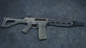 ACR Assault Rifle 3D Model Adaptive Combat Rifle Modern Tactical Weapon