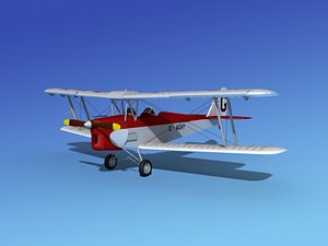 tiger moth dehavilland 3d 3ds