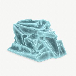 3D ice rocks model