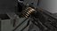 3D m2hb browning machine gun