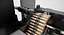 3D m2hb browning machine gun