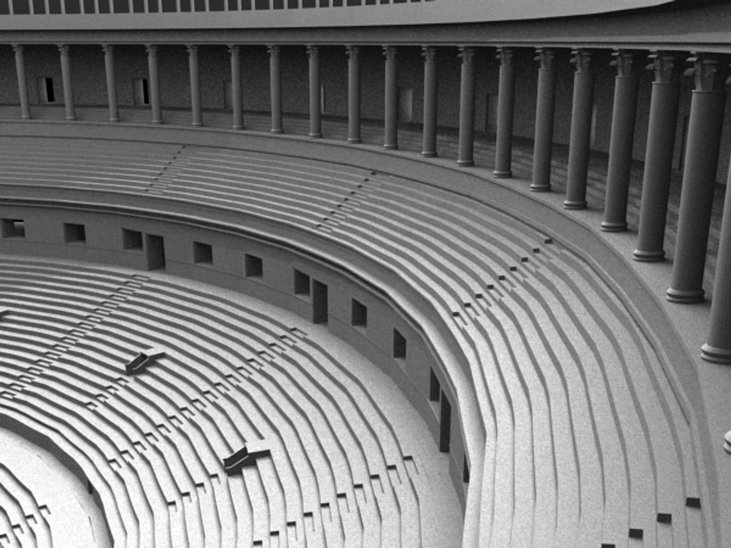 3ds Max Colosseum Reconstruction