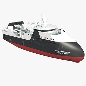 3D Captain Sokolov Trawler