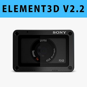 E3D - 3D Sony RX0 Ultra Compact Waterproof Camera