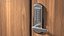 Push Button Door Lock Silver