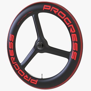 3 Spoke Wheel 3D model
