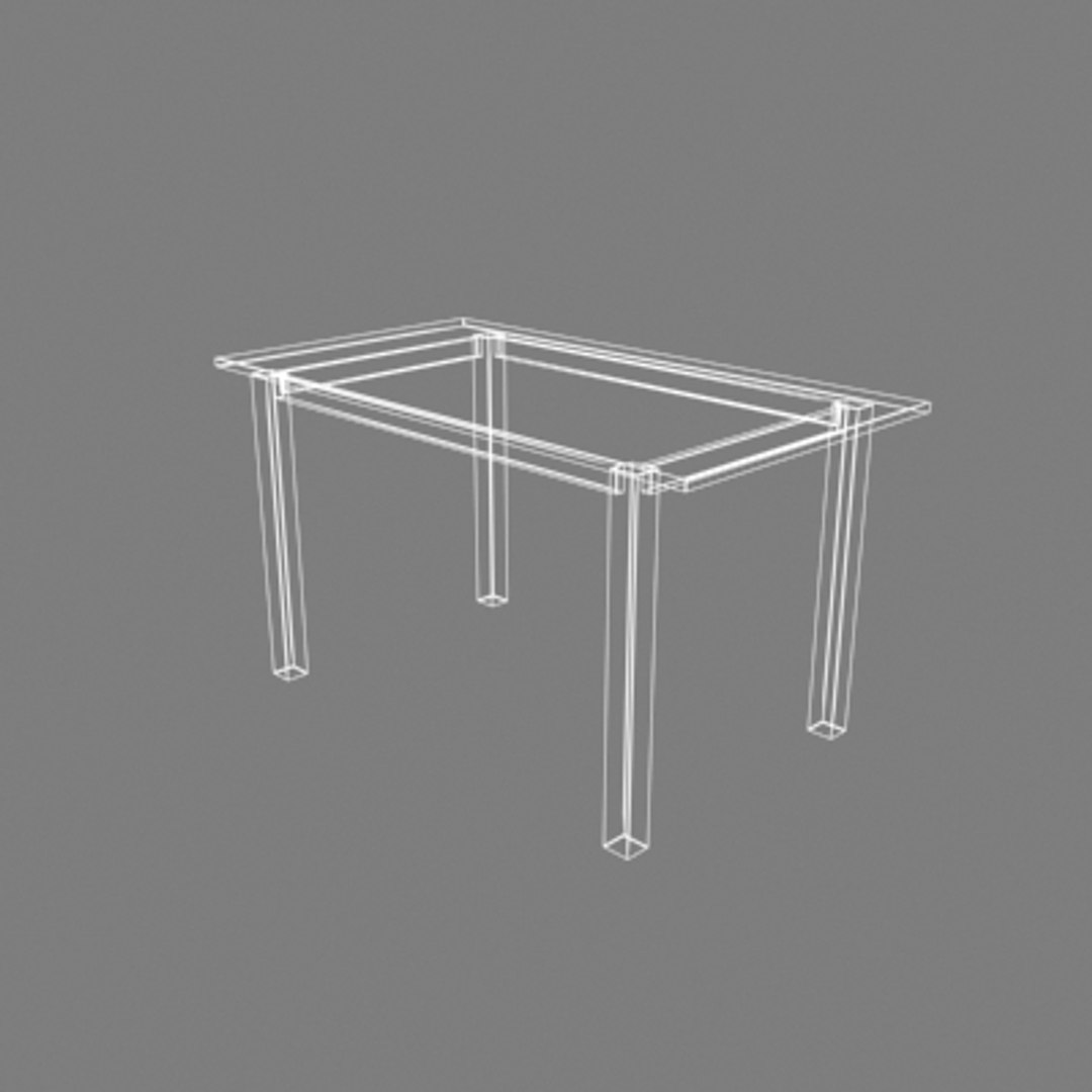 3d 3ds Dining Table