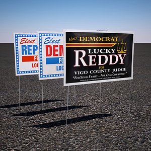 Political Yard Sign