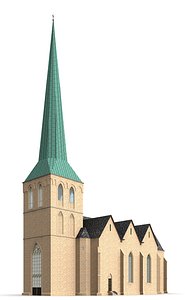 3d st church model