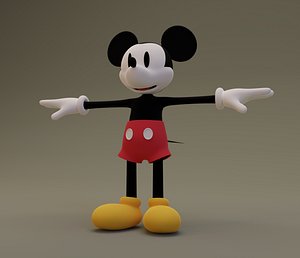 Mickey mouse 3D model