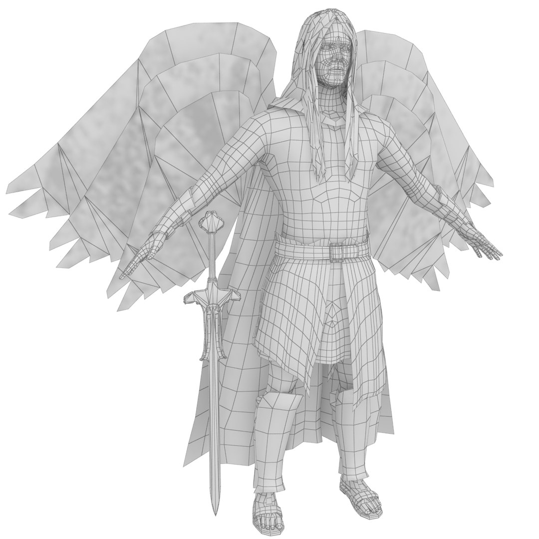 Seraphim Wings Angel 3D Model - TurboSquid 1296569