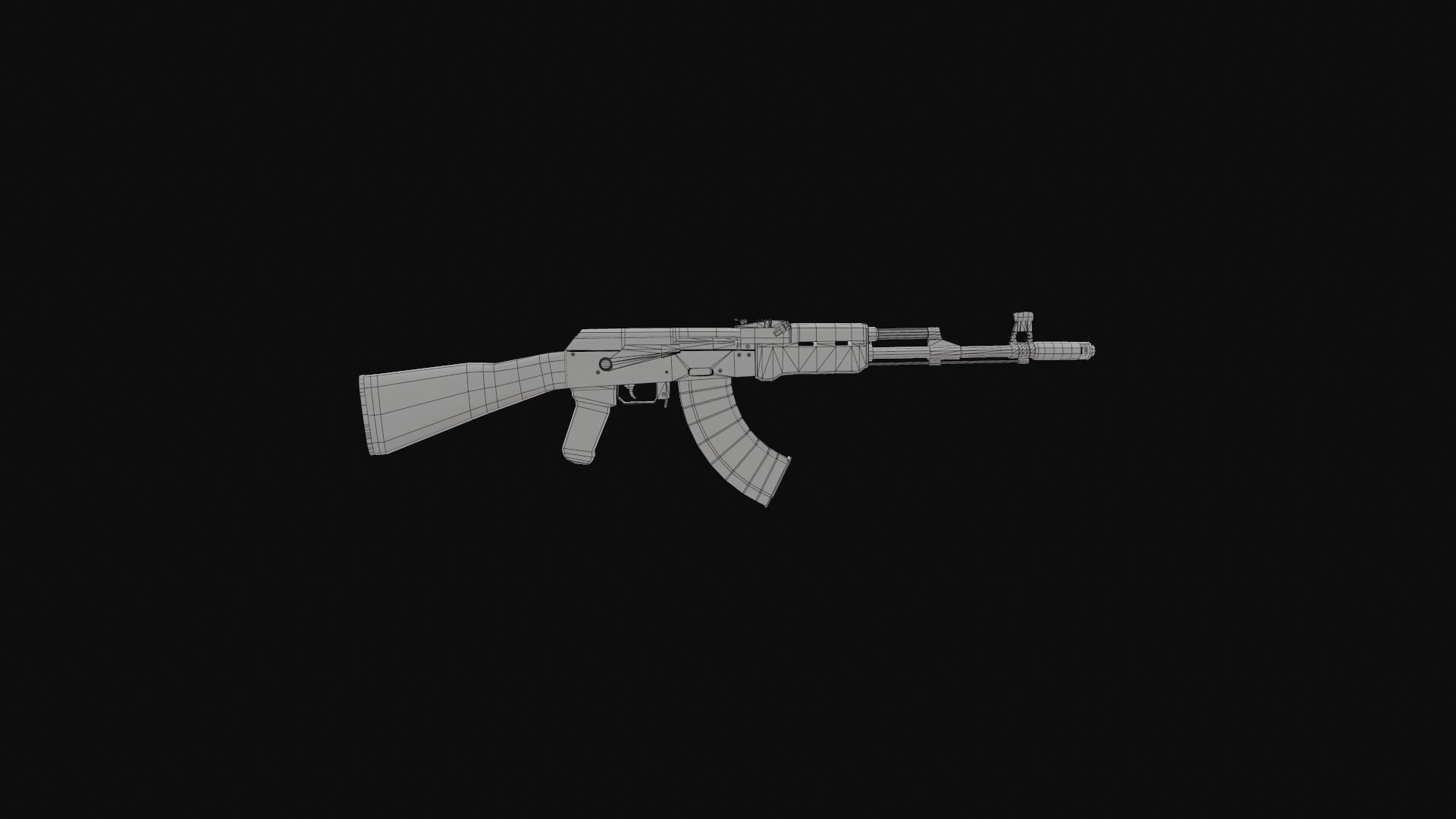 3D ak47 model - TurboSquid 1635643