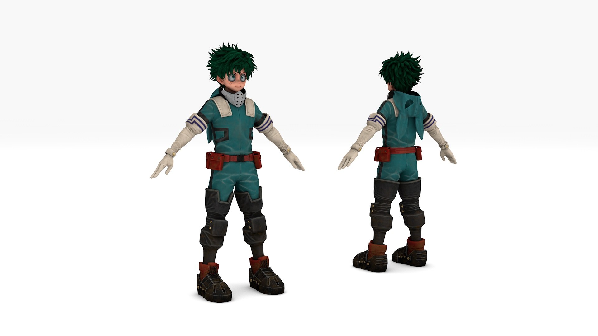 Izuku Midoriya 3d - Turbosquid 1897438