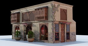 Book Store in Arabia 3D model