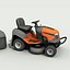3d model riding lawn mower -