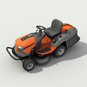 3d model riding lawn mower -