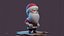 Santa Claus stylized cartoon 3D model 3D model