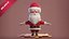 Santa Claus stylized cartoon 3D model 3D model