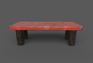 Red Iron chair