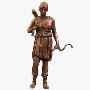 3D model Artemis Statue Bronze